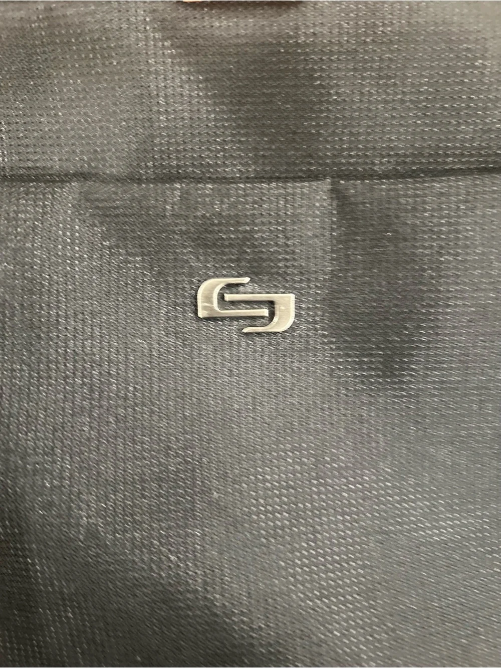 Solo black/orange computer bag 3 compartments